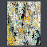 "The Light Within" - Original Painting in gold by Carmen Guedez
