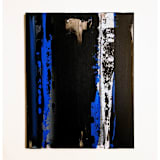 "Trust" - Original Painting in blue by Carrie Cantwell