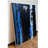 "Trust" - Original Painting in blue by Carrie Cantwell