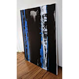 "Trust" - Original Painting in blue by Carrie Cantwell