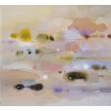 "Shimmering Gleam" - Original Painting in pink by Shina Choi