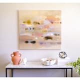 "Shimmering Gleam" - Original Painting in pink by Shina Choi