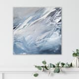"Coastal Surge" - Original Painting in blue by Teodora Guererra