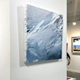 "Coastal Surge" - Original Painting in blue by Teodora Guererra