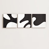 "Undulate" - Original Painting in black by Bryn Wears-Fitipaldi