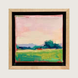 "Countryside 18" - Original Painting in pink by sue prue