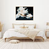 "Night Market" - Original Painting in white by Mya Bessette