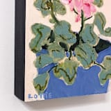 "Geraniums" - Original Painting in multicolor by Lottie Aldarwish