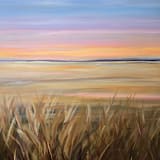 "Gathered In Gold" - Original Painting in multicolorassorted-colors by Nicole Walsh