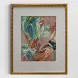 ""Pemberley Garden" – 21x17 – Framed Original Painting" - Original Painting in multicolorassorted-colors by Sarah Mankin