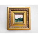 "Rosé Sky Landscape Mini" - Original Painting in pink by Green Barn Studio