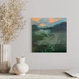 "Scouting 2" - Original Painting in multicolor by Stacy Kron