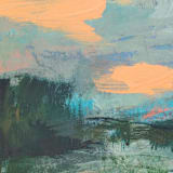 "Scouting 2" - Original Painting in multicolor by Stacy Kron