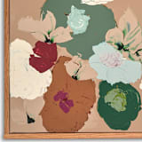 "Burgundy Botanical" - Original Painting in multicolor by Caryn Owen