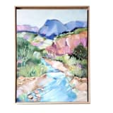 "Blue Canyon River" - Original Painting in multicolorassorted-colors by AlisonJerry