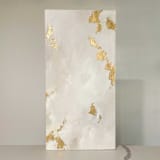 "Gilded Chances II" - Original Painting in white by Nicoletta Savod