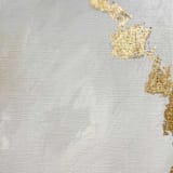 "Gilded Chances II" - Original Painting in white by Nicoletta Savod