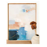 "Blue Canyon l" - Original Painting in blue by AlisonJerry