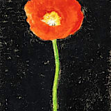 "Poppy Painting" - Original Painting in multicolorassorted-colors by Dana Williamowsky