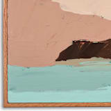 "Muted Seascape Series 3" - Original Painting in multicolorassorted-colors by Caryn Owen