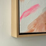 "Botanical 1" - Original Painting in white by Amy Early