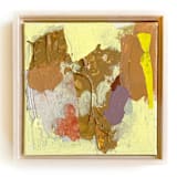 "Gentle Affection" - Original Painting in yellow by Jessalin Beutler