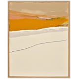 "August Haze Diptych (Pair)" - Original Painting in yellow by Caryn Owen