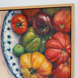 "Heirloom Tomatoes" - Original Painting in red by Wendy Keller
