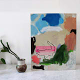 "Five Rivers" - Original Painting in multicolorassorted-colors by Nicole Simms