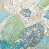 "Sea Glass No. 2" - Original Painting in multicolorassorted-colors by Courtney Crane