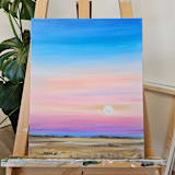 "Radiant" - Original Painting in multicolor by Nicole Walsh