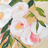 "Striped Vase" - Original Painting in multicolor by Lucrecia Caporale