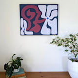 "Midnight Blooms - Original Acrylic Painting" - Original Painting in multicolor by Kate Sowinski