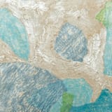 "Sea Glass No. 1" - Original Painting in multicolorassorted-colors by Courtney Crane