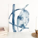 "Blue Wash" - Original Painting in blue by Mary Gaspar