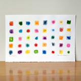 "Color Sampling" - Original Painting in multicolor by Renée Stramel
