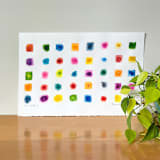"Color Sampling" - Original Painting in multicolor by Renée Stramel