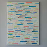 "Boats in a Bayside Breeze" - Original Painting in multicolor by Kathryn Kelly