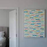 "Boats in a Bayside Breeze" - Original Painting in multicolor by Kathryn Kelly