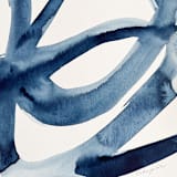 "Indigo Wave" - Original Painting in blue by Mary Gaspar