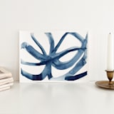 "Indigo Wave" - Original Painting in blue by Mary Gaspar
