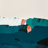 "Coastal Swell Series" - Original Painting in multicolorassorted-colors by Caryn Owen