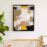 "The Way with Woods no.I" - Original Painting in beige by Shina Choi