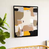 "The Way with Woods no.I" - Original Painting in beige by Shina Choi