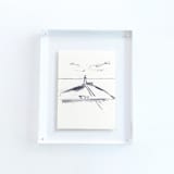 "Lighthouse" - Original Painting in white by Teju Reval