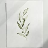 "Olive Branch 02" - Original Painting in green by Angele Kamp