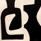"Perfect Composition Original Artwork" - Original Painting in black by Ilana Greenberg