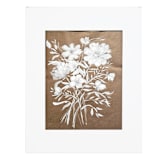 "Tangled Wild Flowers II" - Original Painting in white by AlisonJerry
