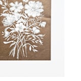 "Tangled Wild Flowers II" - Original Painting in white by AlisonJerry