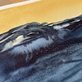 "Yellow sky" - Original Painting in multicolor by Isabel Aguilar - Isolda